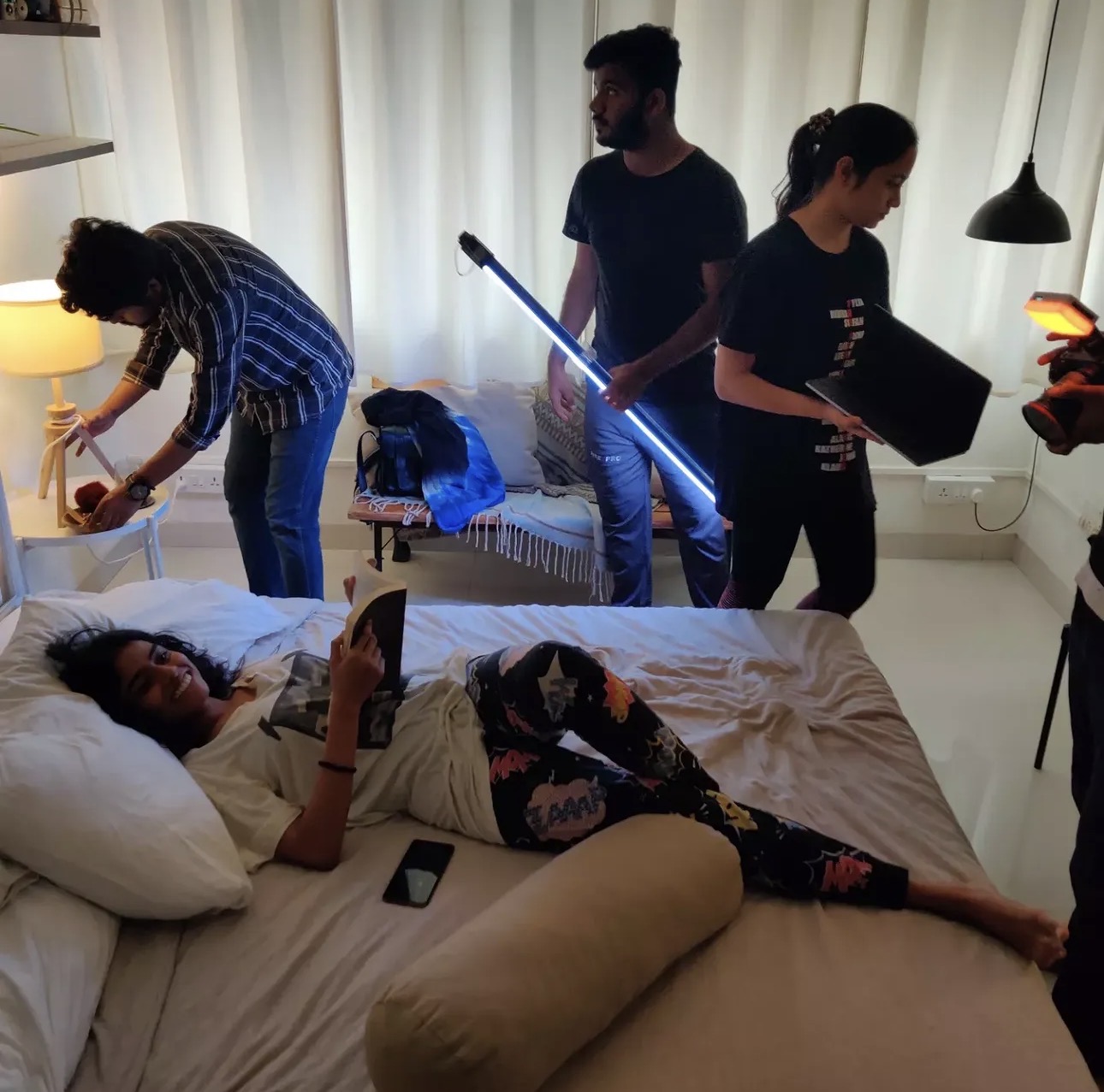Behind the scenes — Lights On Films